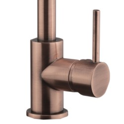 Kitchen taps with shower head Pull-out shower kitchen sink mixer in antique copper ICROLLA Mojito 7597VR