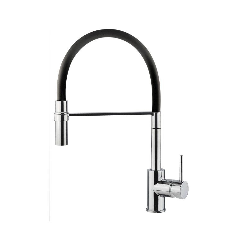 Grifo cocina con ducha extraíble Mezclador extraíble para lavabo de cocina con ducha en cromo ICROLLA Mojito 7597CR