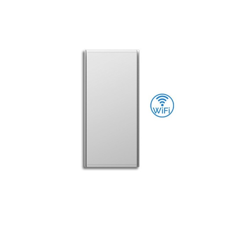 Radiateurs Électriques Radiateur électrique vertical WI-FI avec lumière led 110x45 cm blanc mat Radialight ICON ICO10012