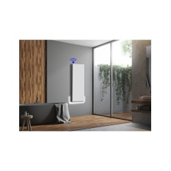 Radiateurs Électriques Radiateur électrique vertical WI-FI avec lumière led 110x45 cm blanc mat Radialight ICON ICO10012