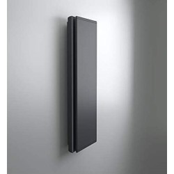 Radiateurs Électriques Radiateur électrique vertical WI-FI avec lumière led 110x45 cm gris anthracite Radialight ICON ICO10112