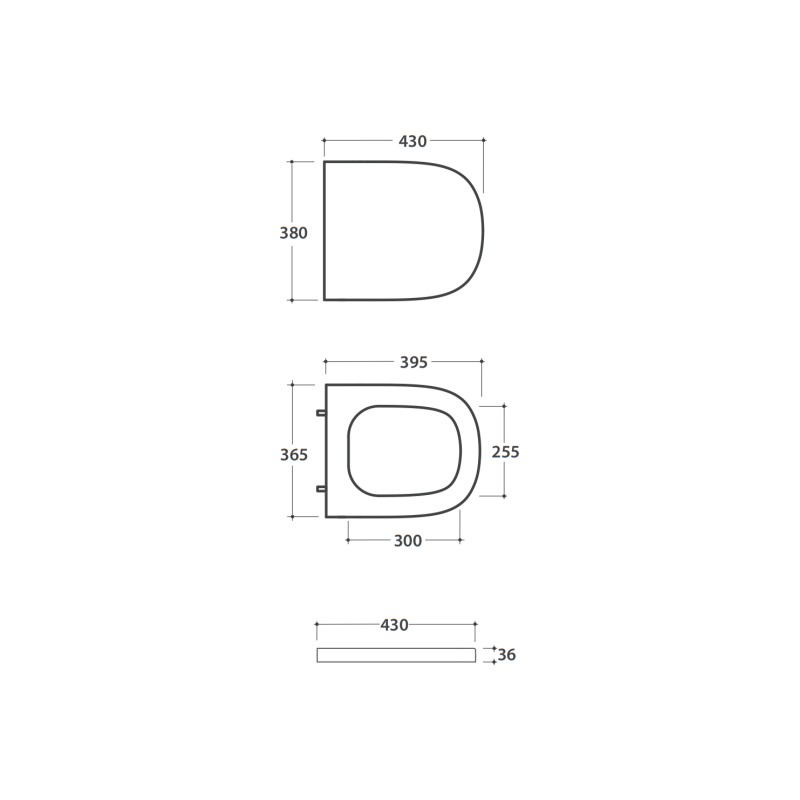 Set Sanitari Wc e Bidet Composizione di wc e bidet sospesi con dimensioni 51x37 cm Globo Stockholm KITSTOCK2BI