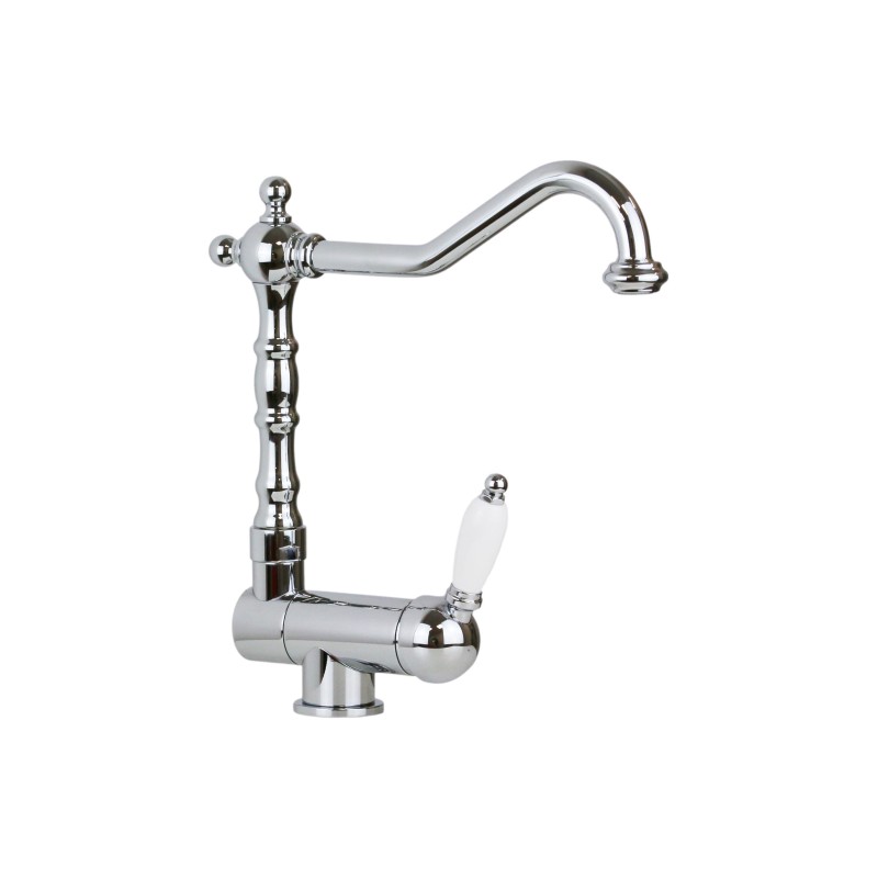 Spandrel kitchen taps Single lever kitchen mixer for front of window Gattoni 6014665C0