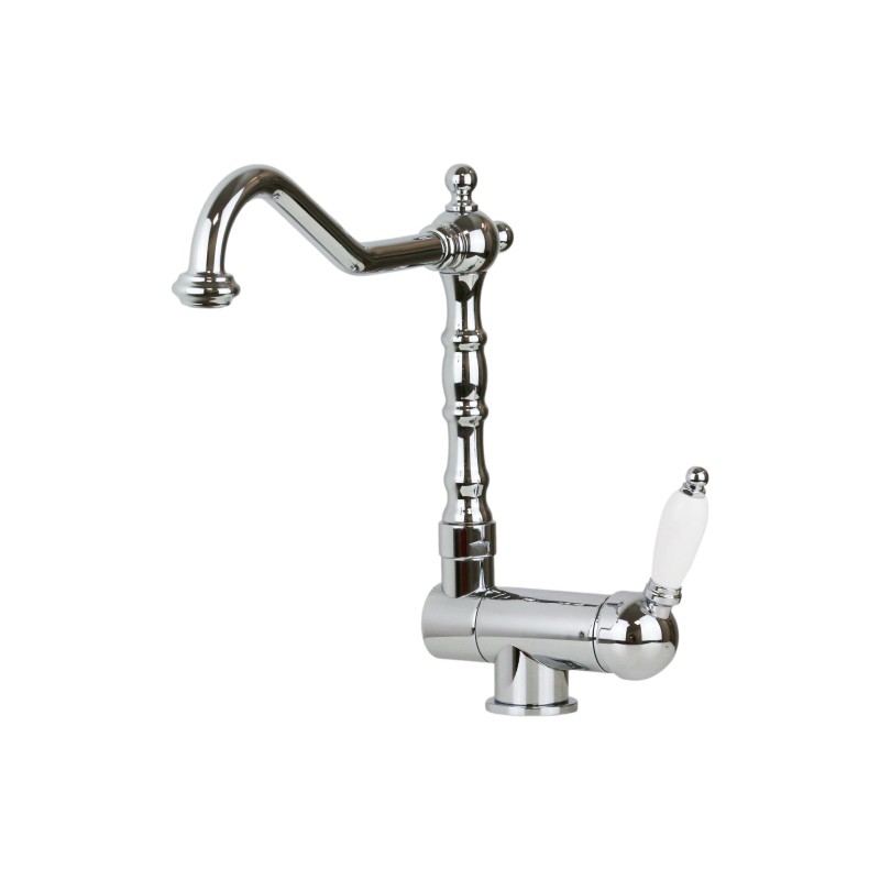 Spandrel kitchen taps Single lever kitchen mixer for front of window Gattoni 6014665C0