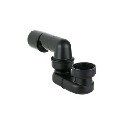 Tuyau de vidange d'eau Siphon pour colonne de vidange de bain avec sortie Ø50 - Ø40 mm Vicario 805