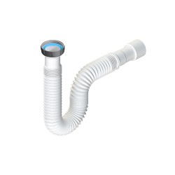 Siphons, discharges and drains Flexible drain hose with 1"1/2 connection and Ø32 and Ø40 mm outlets L.B. PLAST D226-M