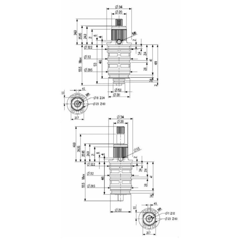 Cartouches thermostatiques Cartouche pour mitigeur thermostatique Paini 2TCC959NF