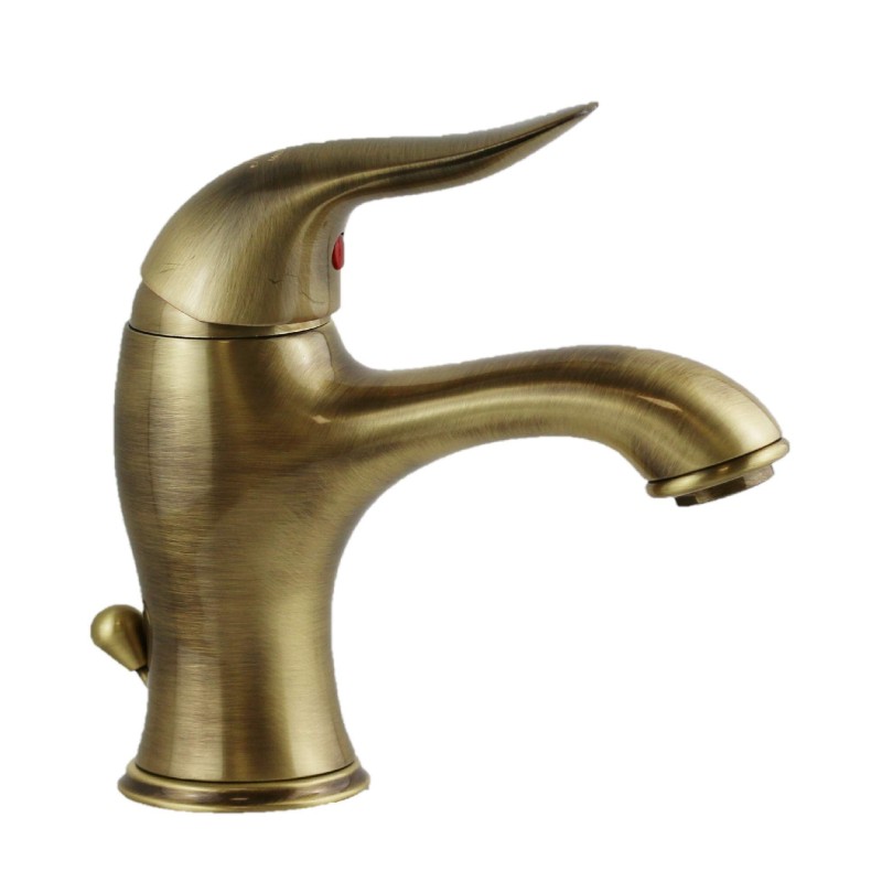 Single Lever Taps Washbasin Mixer Vintage style basin mixer in antique bronze colour Nice Wilson 28280017B