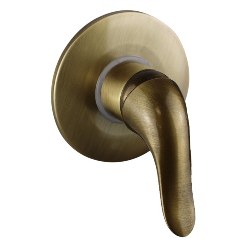 Robinets Douche encastrés Mitigeur de douche à encastrer avec 1 sortie de couleur bronze Nice Wilson 2828004B