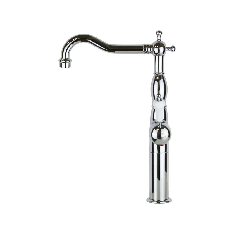 Washbasin taps Retro style high spout mixer tap in chrome color Nice Funny 600017PCB