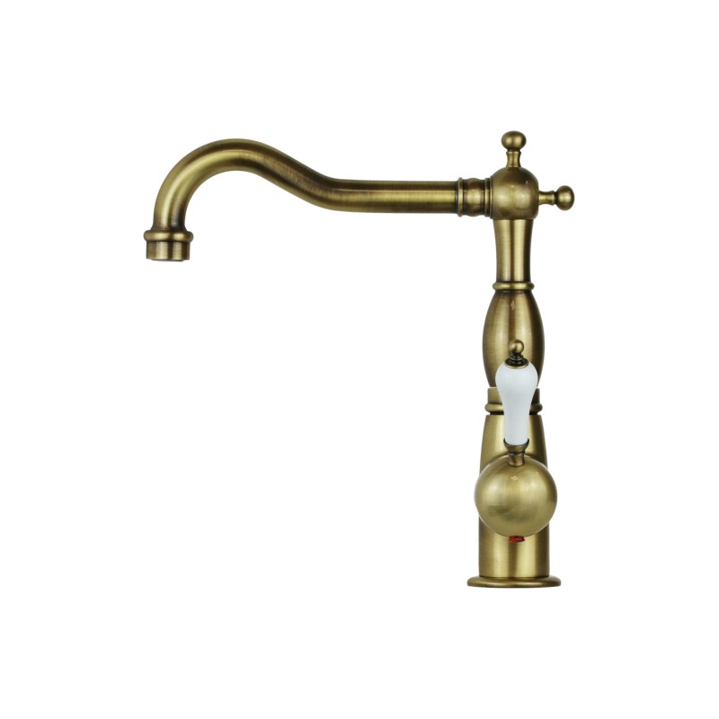 Grifos Lavabo Monomando Mezclador de lavabo de color bronce antiguo Nice Funny 60600017BB