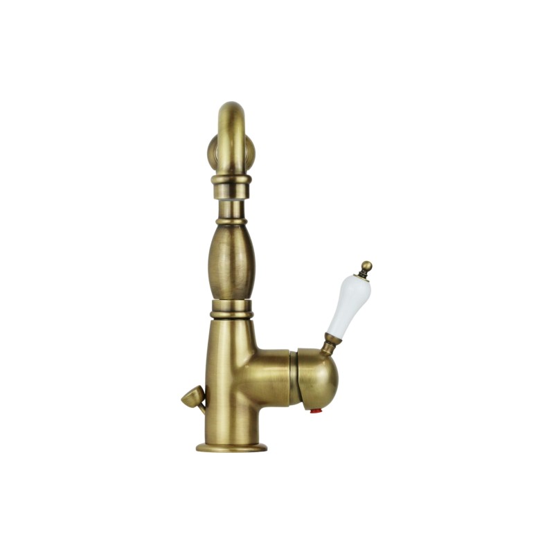 Grifos Lavabo Monomando Mezclador de lavabo de color bronce antiguo Nice Funny 60600017BB