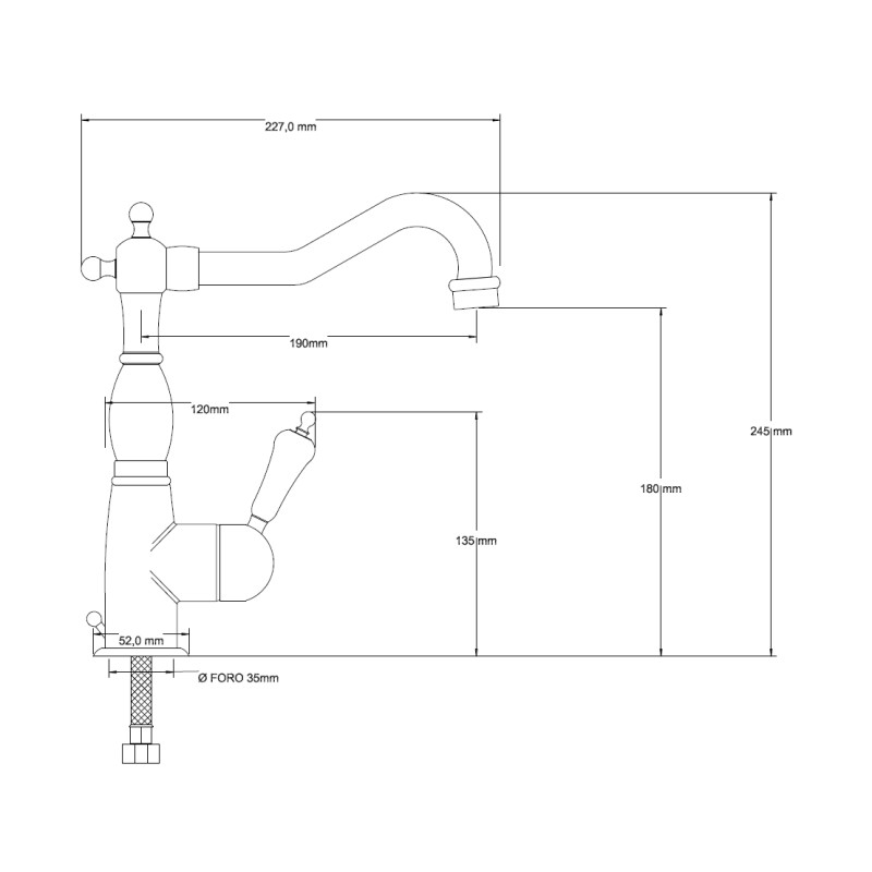 Set Rubinetteria Bagno Set miscelatori lavabo, bidet e kit doccia in colore cromo Nice Funny KITFUNNY5CB