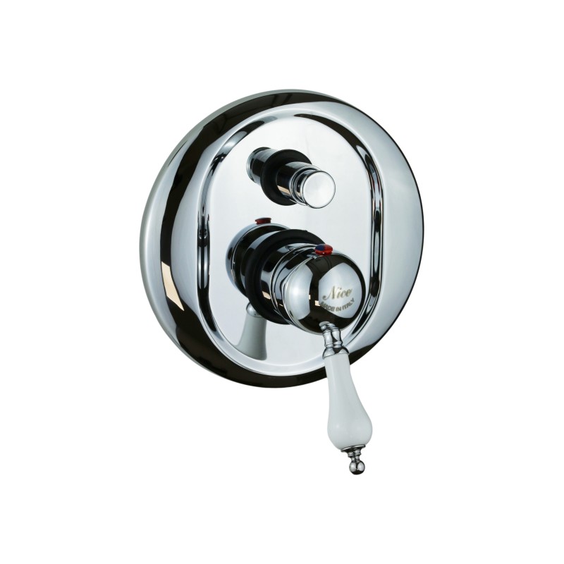 Robinet de salle de bain Ensemble mitigeur lavabo haut, bidet et kit de douche de couleur chrome Nice Funny KITFUNNY6CB