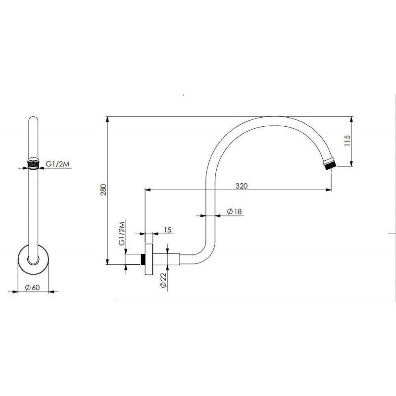 Bathroom Faucet Set Tall basin mixer set, bidet and shower kit in chrome color Nice Funny KITFUNNY6CB