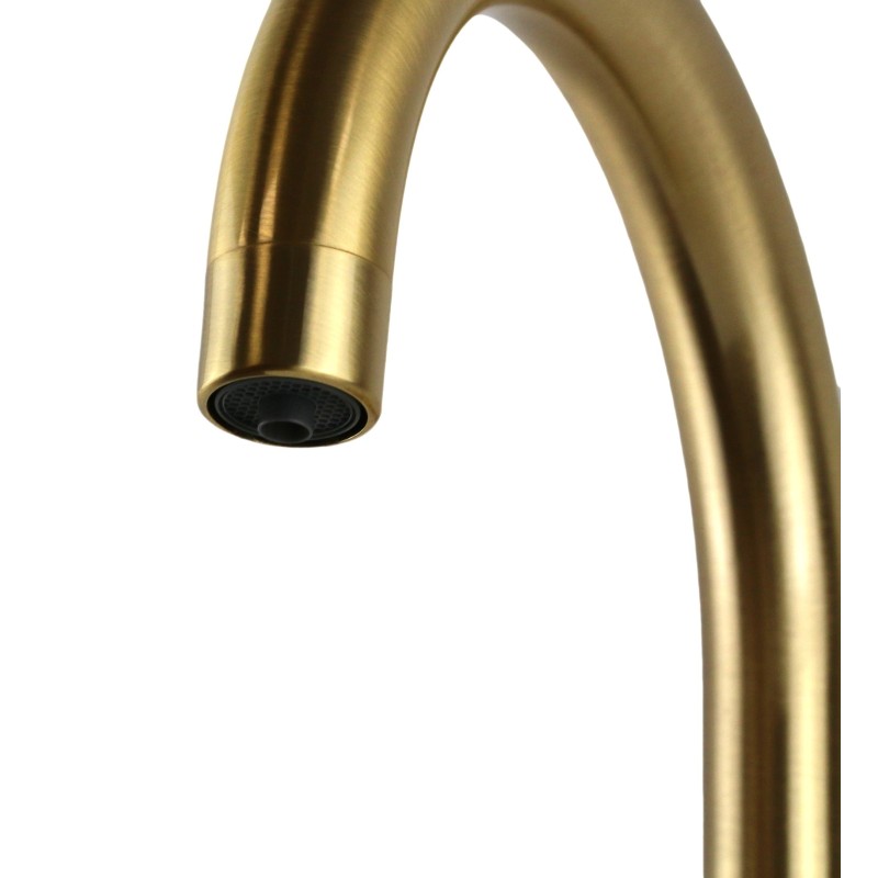 Three ways kitchen taps 3-way kitchen sink mixer for purified water, brushed gold colour NICE 290044OS