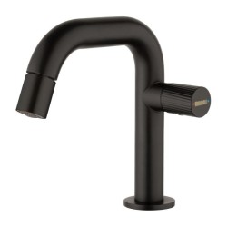 Rubinetti Bidet Monoleva Miscelatore monocomando per bidet colore nero opaco Mamoli Tuttodunpezzo 57100000005K