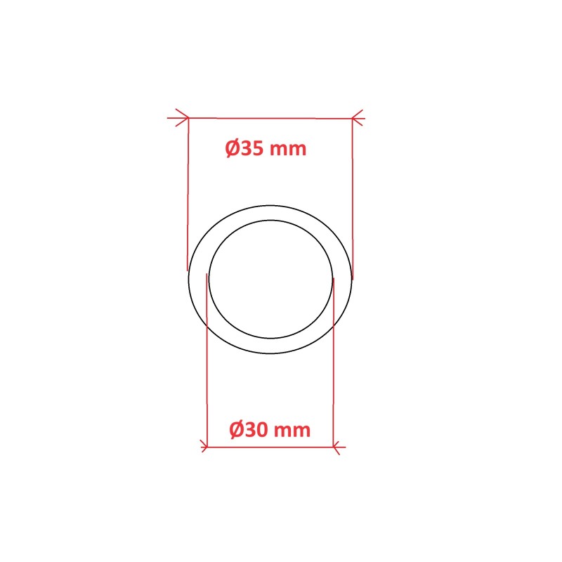 Tuyau de vidange d'eau Joints de rechange pour bondes clic-clac Tecom DGPTPC5