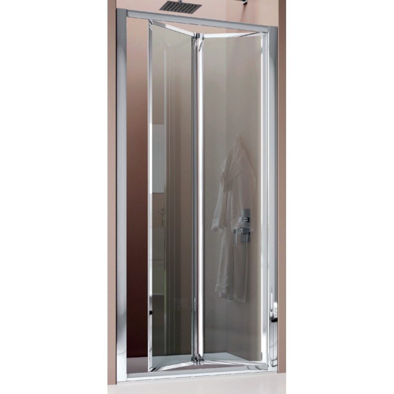 Cabine de douche pliante Porte de douche 2 portes pliantes installation niche 90 cm Samo America B6833ULUTR