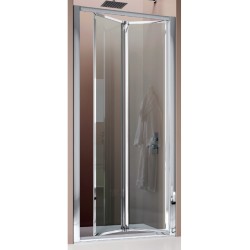 Cabine de douche pliante Porte de douche 2 portes pliantes pose niche 100 cm Samo America B6834ULUTR