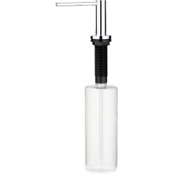 Dispenser Sapone Dispenser per sapone liquido installazione lavello cucina in colore cromo Pollini Acqua Desing ASTER ZZZ_00DD