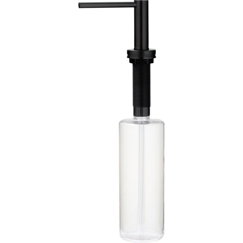 Dispenser Sapone Dispenser per sapone liquido installazione lavello cucina in colore nero opaco Pollini ASTER ZZZ_N0DD