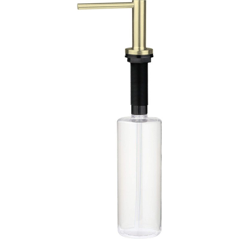 Dispenser Sapone Dispenser per sapone liquido installazione lavello cucina in colore oro spazzolato Pollini ASTER ZZZ_R0DD