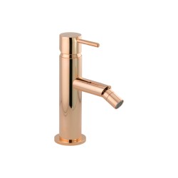 Juego de grifo de baño Conjunto mezclador de lavabo y bidé en color oro rosa Gattoni Easy KITEASYRS1