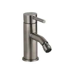 Single lever bidet taps Stainless steel bidet mixer without waste Mamoli Pico Inox 56130000000A