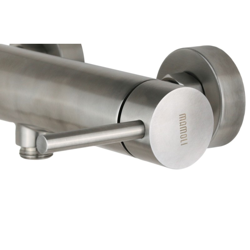 External Shower Taps 1 way external shower mixer in stainless steel Mamoli Pico Inox 36100000002A