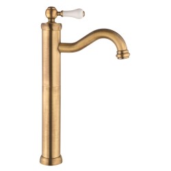 Rubinetti alti per bacinella Miscelatore per lavabo a bacinella in colore bronzo stile retrò Piralla Como 0TOF3493A21