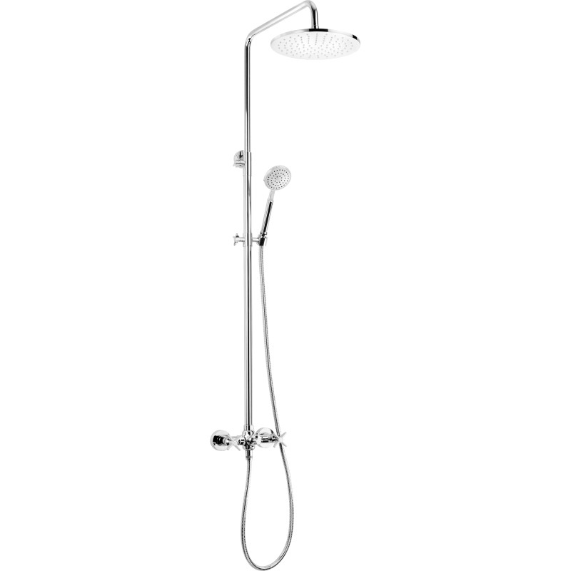 Shower pillars with the blender Shower column with 2-way mechanical mixer, chrome colour Deante Temisto NAC_04QT