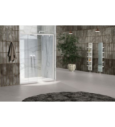 Sliding box Sliding shower screen with four doors, niche installation 160 cm SAMO Acrux B8852L90TR