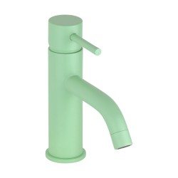 Miscelatore per lavabo modello tondo in colore verde chiaro Pollini Jessy Color MXLAMCMMCA2
 Colore-Verde Chiaro