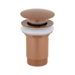 Mitigeur de lavabo modèle rond de couleur rose métallisé Pollini Jessy Color MXLAMCMMCA3