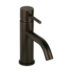 Round model basin mixer in metallic brown colour Pollini Jessy Color MXLAMCMMCA5