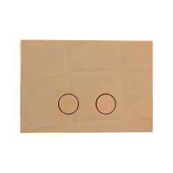 Double button control plate for Geberit cisterns, rose gold colour Gattoni PIA/GBRS