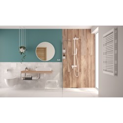 Pacchetto completo per WC sospeso in colore bianco lucido 510 x 360 mm Deante Peonia CDEA6ZPW