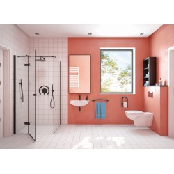 Set completo installazione WC per disabili con cassetta e placca cromo Deante VITAL CDVS6WPW