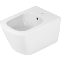 Glossy white ceramic bidet suspended installation 520 x 370 mm Deante Anemon CDZ_6BPW