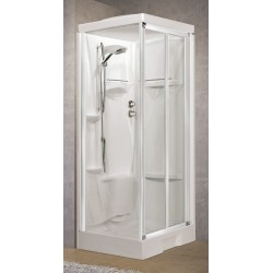 Multifunctional shower cabin 120 x 80 standard model Novellini New Holiday 2P NNH2P120TT-1D