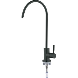 Single-water tap, connection for filtered water in matt black Deante BEZ_N62F