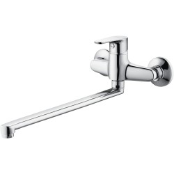 Kitchen sink mixer wall mounted with 330 mm long spout Deante Chaber BGC_080M