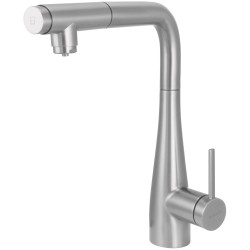 Kitchen mixer with water filter connection in brushed steel color Deante ERIDAN BRE_F75M