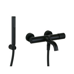 External single-lever bathtub mixer in matt black Mamoli Tuttodunpezzo 1710FB30002K