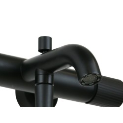 External single-lever bathtub mixer in matt black Mamoli Tuttodunpezzo 1710FB30002K