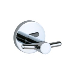 Double robe hook 90x49 mm I crolla Venezia 16510CR