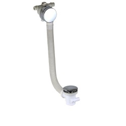 Bathtub drain column with integrated dispenser, chrome color Vicario 2611/120.01