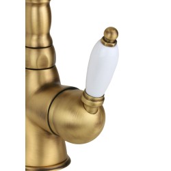 Mitigeur de bidet couleur bronze avec bec pivotant Gattoni Orta 2752/27VB.OLD