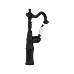 Kit prolunga trasformazione rubinetto lavabo tipo alto in colore nero opaco Gattoni Orta KTP100/27NO